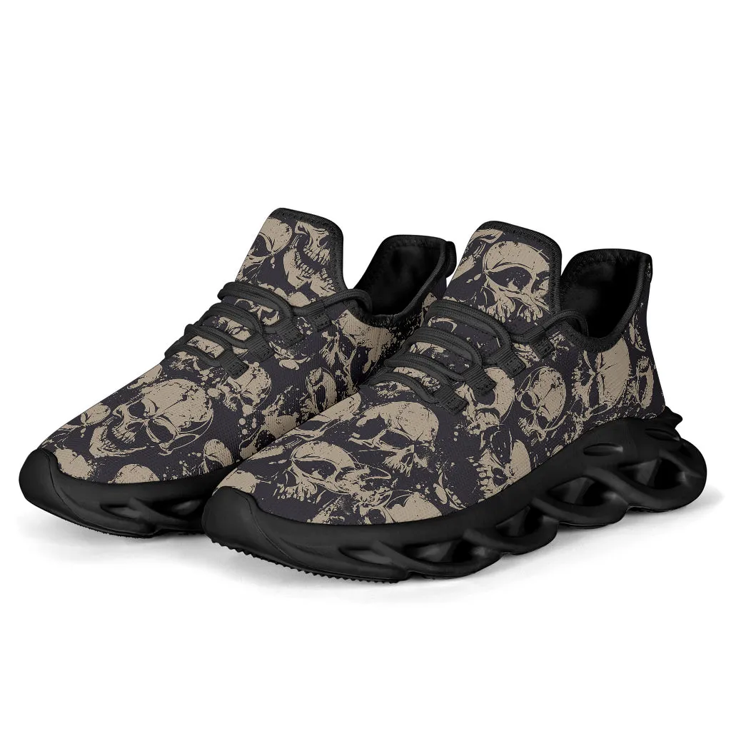 Grey Skulls Sneakers